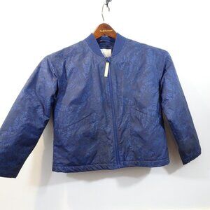 Athleta X Simone Biles Convertible Jacket Full Zip Blue Size M 8-10